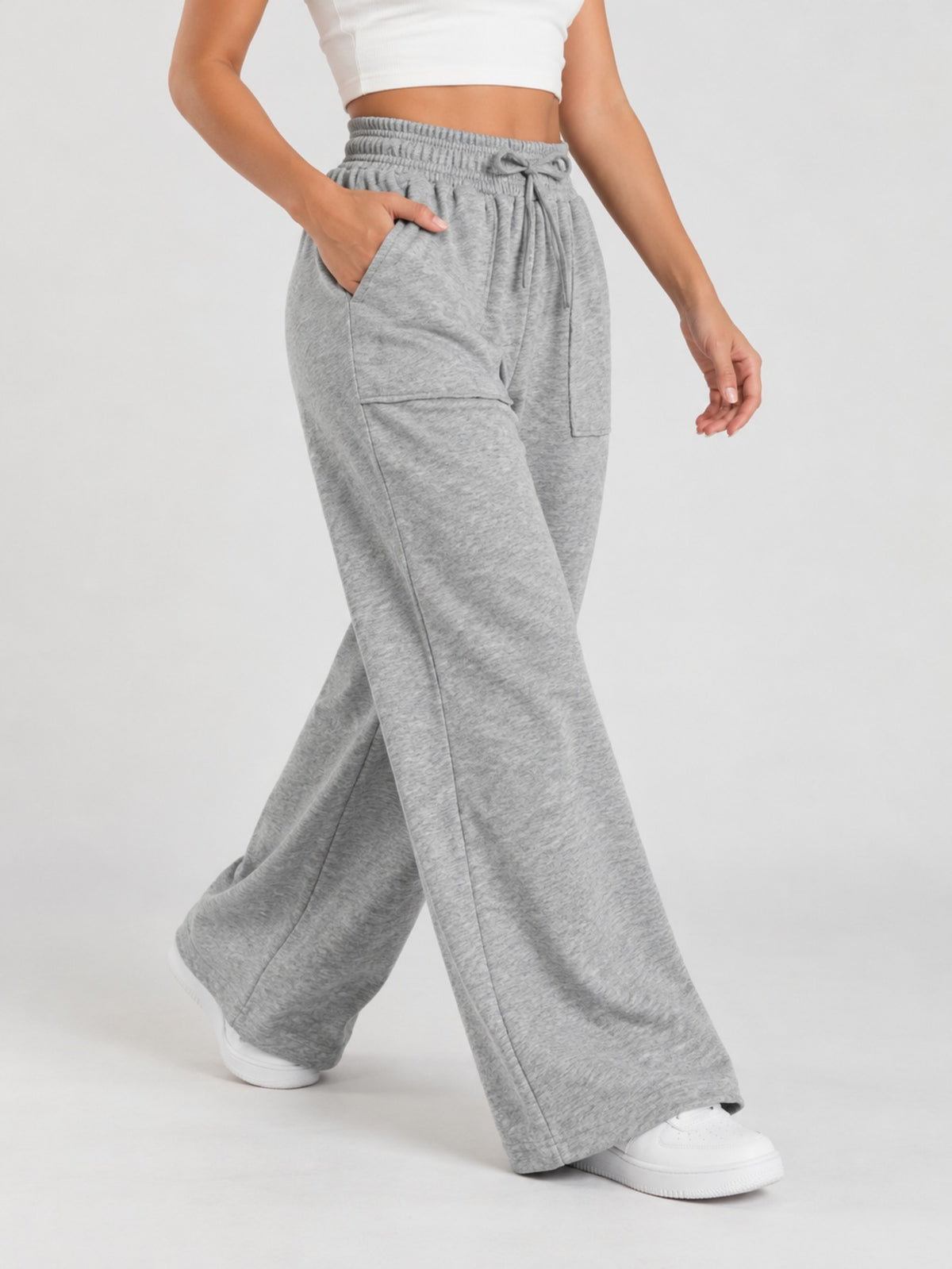 Calça Pantalona Moletinho