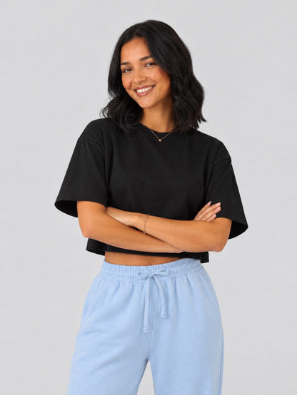 Cropped Oversized