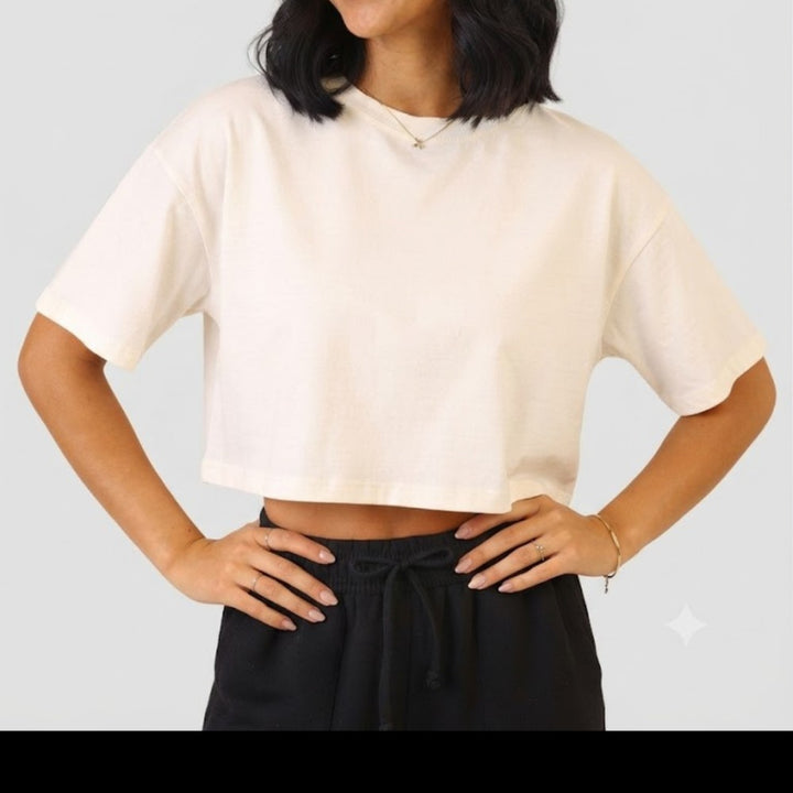 Modelagem oversized e cropped